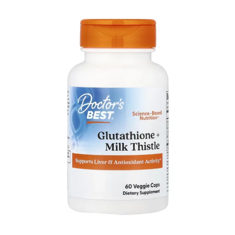 Doctor's Best, Glutathione + Milk Thistle, 60 Veggie Caps in Pakistan