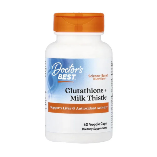 Doctor's Best, Glutathione + Milk Thistle, 60 Veggie Caps in Pakistan
