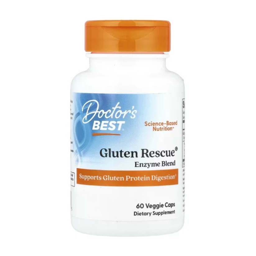 Doctor's Best, Gluten Rescue® Enzyme Blend , 60 Veggie Caps in Pakistan