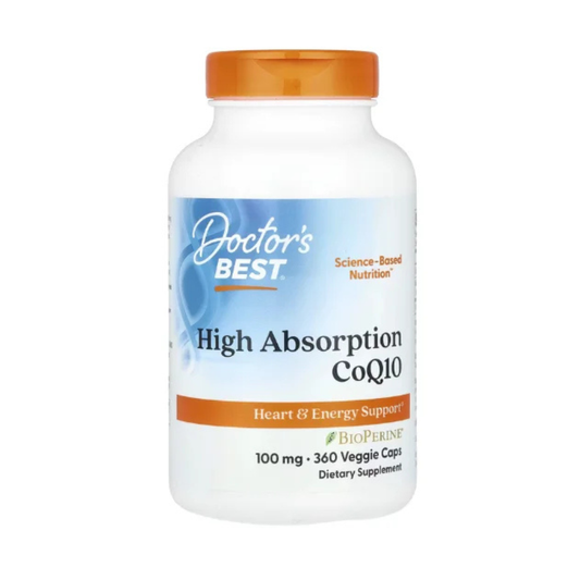 Doctor's Best, High Absorption CoQ10, 100 mg, 360 Veggie Caps in Pakistan