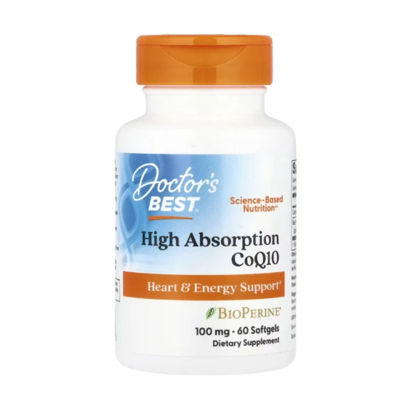 Doctor's Best, High Absorption CoQ10, 60 Softgels in Pakistan