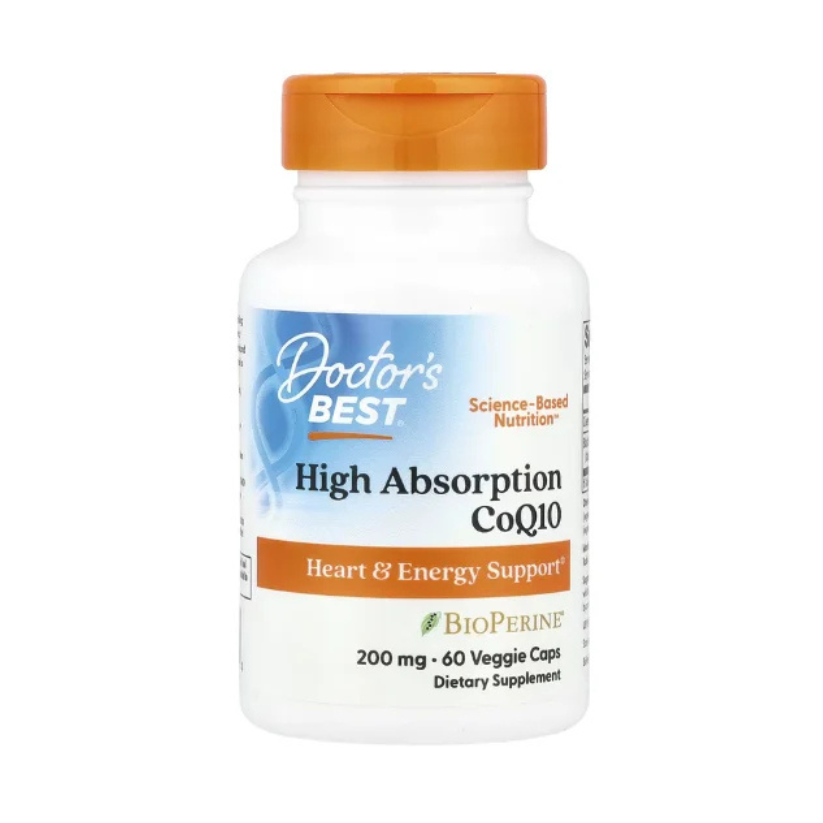 Doctor's Best, High Absorption CoQ10 with BioPerine, 60 Caps in Pakistan