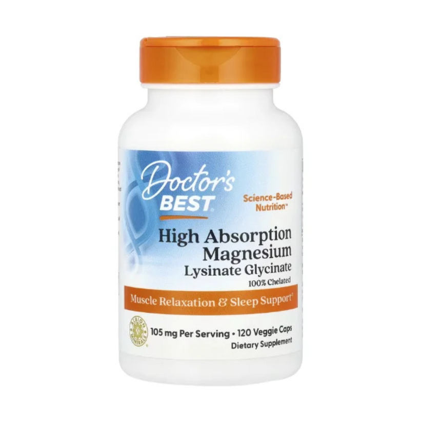 Doctor's Best, High Absorption Magnesium, 120 Veggie Caps in Pakistan