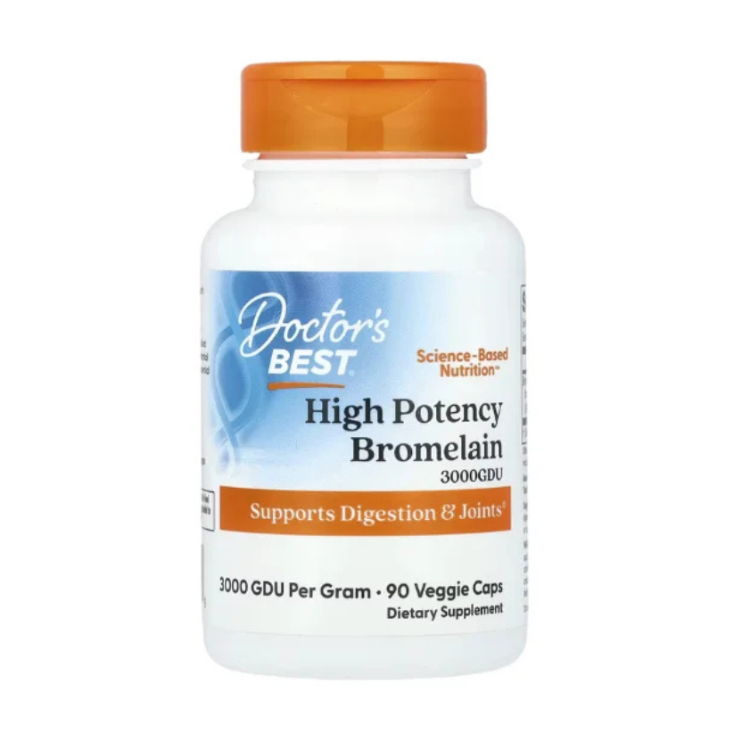 Doctor's Best, High Potency Bromelain, 500 mg, 90 Veggie Caps in Pakistan