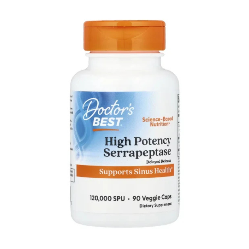 Doctor's Best, High Potency Serrapeptase, 90 Caps in Pakistan