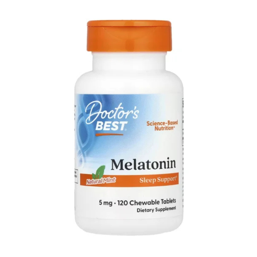 Doctor's Best, Melatonin, Natural Mint, 5 mg, 120 Chewable Tablets in Pakistan