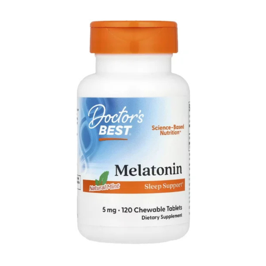 Doctor's Best, Melatonin, Natural Mint, 5 mg, 120 Chewable Tablets in Pakistan