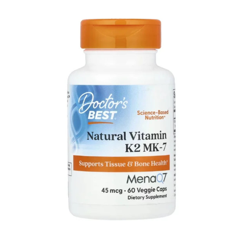 Doctor's Best, Natural Vitamin K2 MK-7 , 45 mcg, 60 Veggie Caps in Pakistan