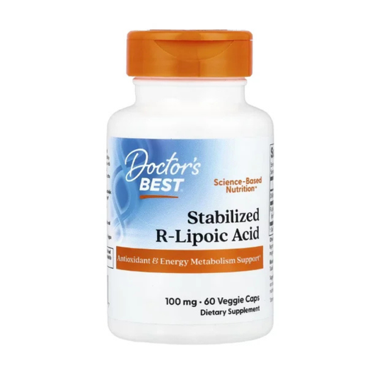 Doctor's Best, Stabilized R-Lipoic Acid, 100 mg, 60 Veggie Caps in Pakistan
