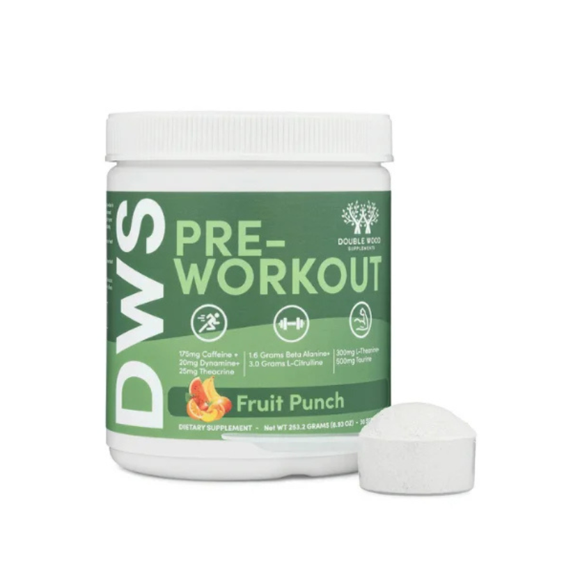 Double Wood Supplements, Pre-Workout (Fruit Punch Flavor) 253 Grams in Pakistan