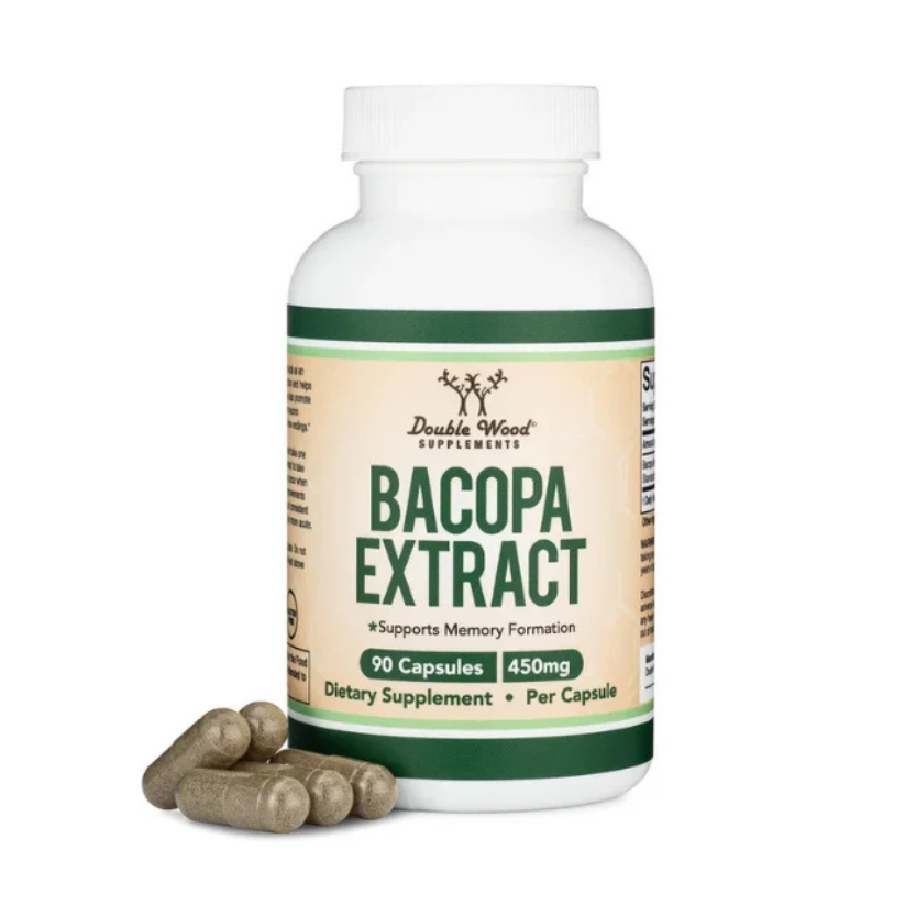 Double Wood Supplements, Bacopa Extract, 450 mg, 90 Capsules in Pakistan