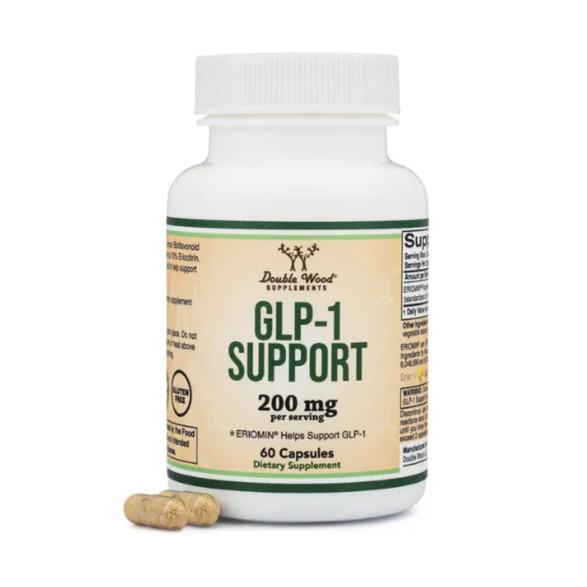 Double Wood Supplements, GLP-1 Support, 200 mg, 60 Capsules in Pakistan