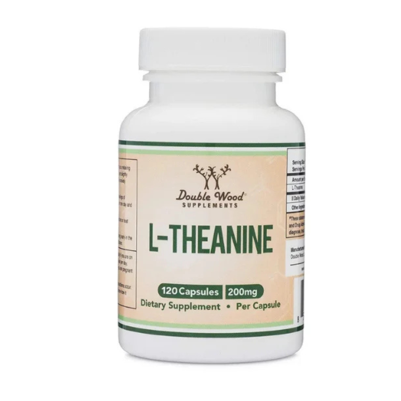 Double Wood Supplements, L-Theanine, 200 mg, 120 Capsules in Pakistan