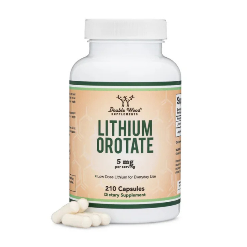 Double Wood Supplements, Lithium Orotate, 5 mg, 210 Capsules in Pakistan
