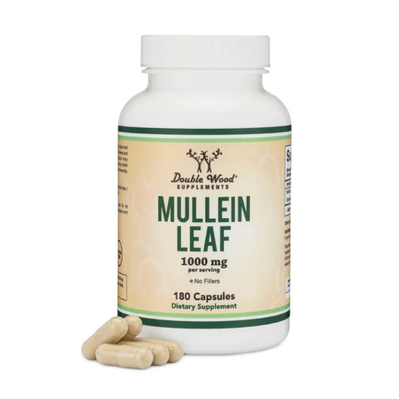 Double Wood Supplements, Mullein Leaf Extract, 1000 mg, 180 Capsules in Pakistan