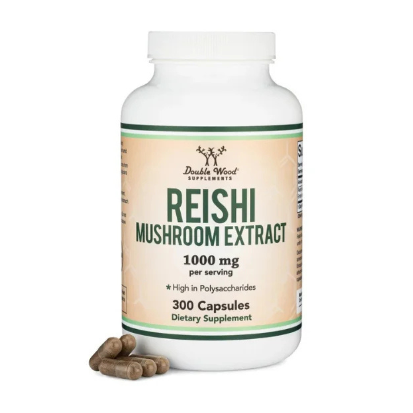 Double Wood Supplements, Reishi Mushroom Extract, 1000 mcg, 300 Capsules in Pakistan