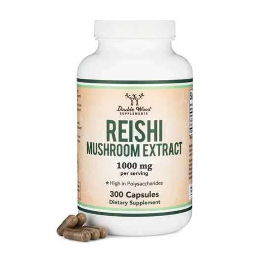 Double Wood Supplements, Reishi Mushroom Extract, 1000 mcg, 300 Capsules in Pakistan