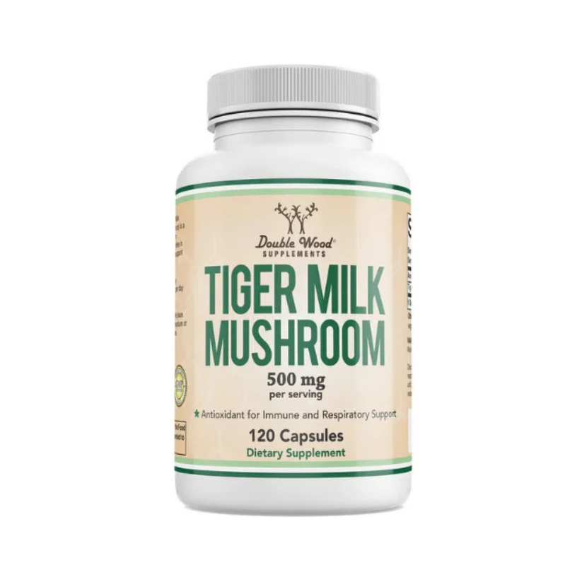 Double Wood Supplements, Tiger Milk Mushroom, 500 mg, 120 Capsules in Pakistan