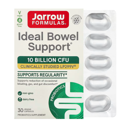 Jarrow Formulas, Ideal Bowel Support®, 10 Billion CFU, 30 Veggie Capsules in Pakistan