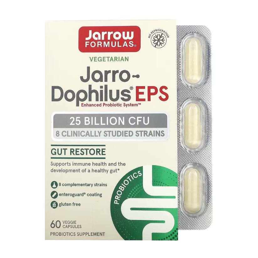 Jarrow Formulas, Jarro-Dophilus® EPS, 25 Billion CFU, 60 Veggie Capsules in Pakistan