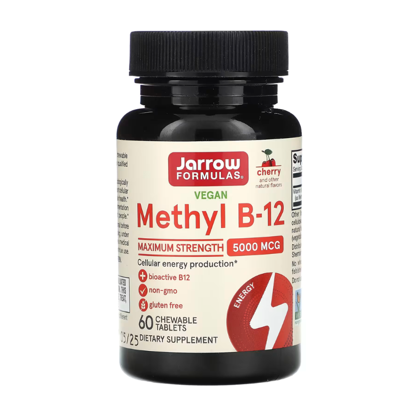 Jarrow Formulas, Methyl B-12, 5,000 mcg, 60 Chewable Tablets in Pakistan