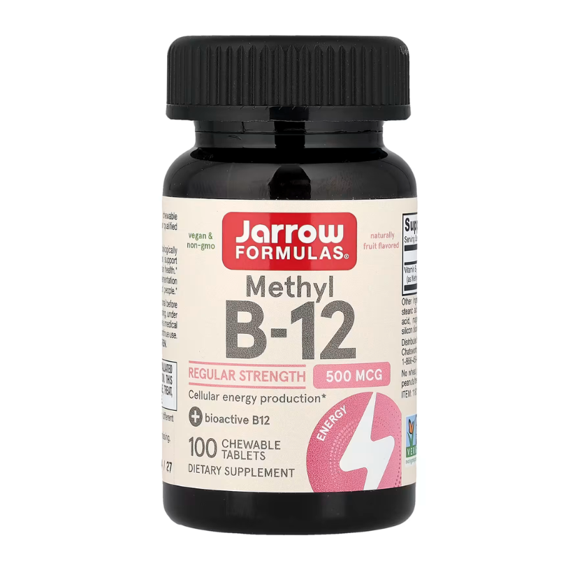 Jarrow Formulas, Methyl B-12, Fruit, 500 mcg, 100 Chewable Tablets in Pakistan