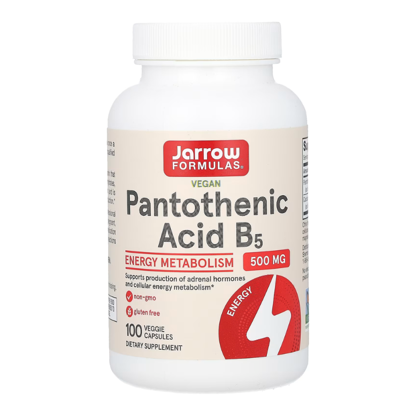 Jarrow Formulas, Pantothenic Acid B5, 500 MG, 100 Veggie Caps in Pakistan