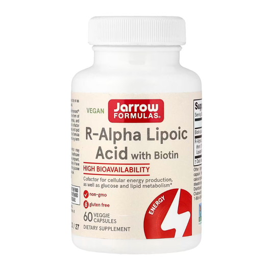 Jarrow Formulas, R-Alpha Lipoic Acid with Biotin, 60 Veggie Capsules in Pakistan