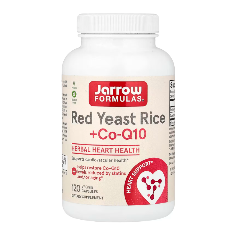 Jarrow Formulas, Red Yeast Rice + Co-Q10, 120 Veggie Capsules in Pakistan