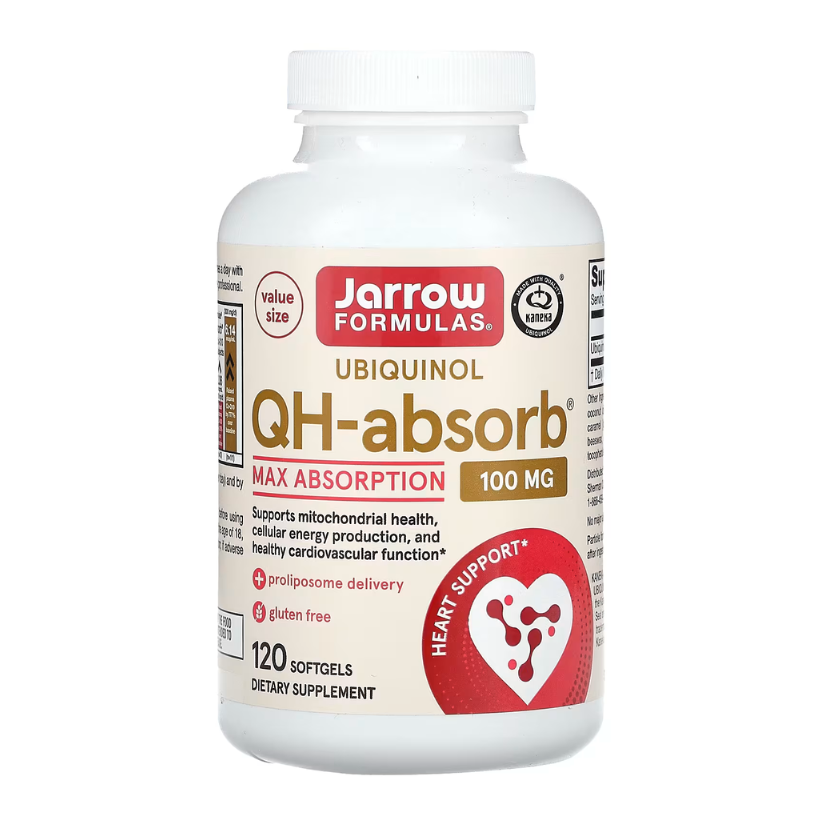 Jarrow Formulas, Ubiquinol, QH-Absorb®, Max Absorption, 100 mg, 120 Softgels in Pakistan
