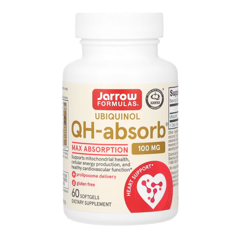 Jarrow Formulas, Ubiquinol QH-Absorb, Max Absorption, 100 mg, 60 Softgels in Pakistan