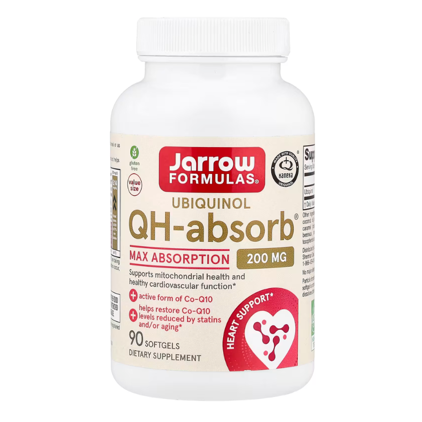 Jarrow Formulas, Ubiquinol, QH-Absorb®, Max Absorption, 200 mg, 90 Softgels in Pakistan