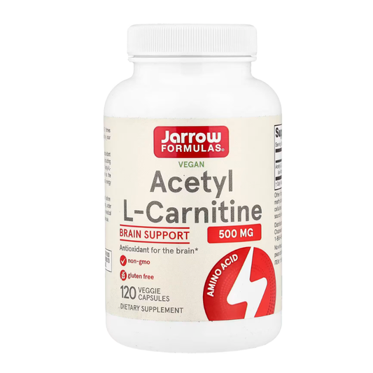 Jarrow Formulas, Vegan Acetyl L-Carnitine, 500 mg, 120 Veggie Capsules in Pakistan