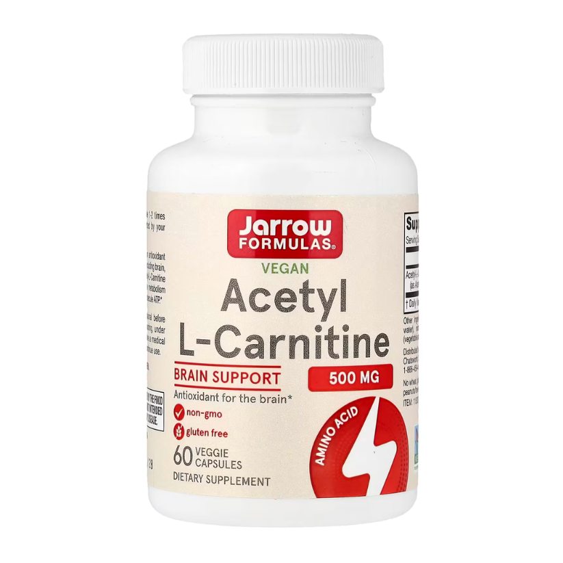 Jarrow Formulas, Vegan Acetyl L-Carnitine, 500 mg, 60 Veggie Capsules in Pakistan