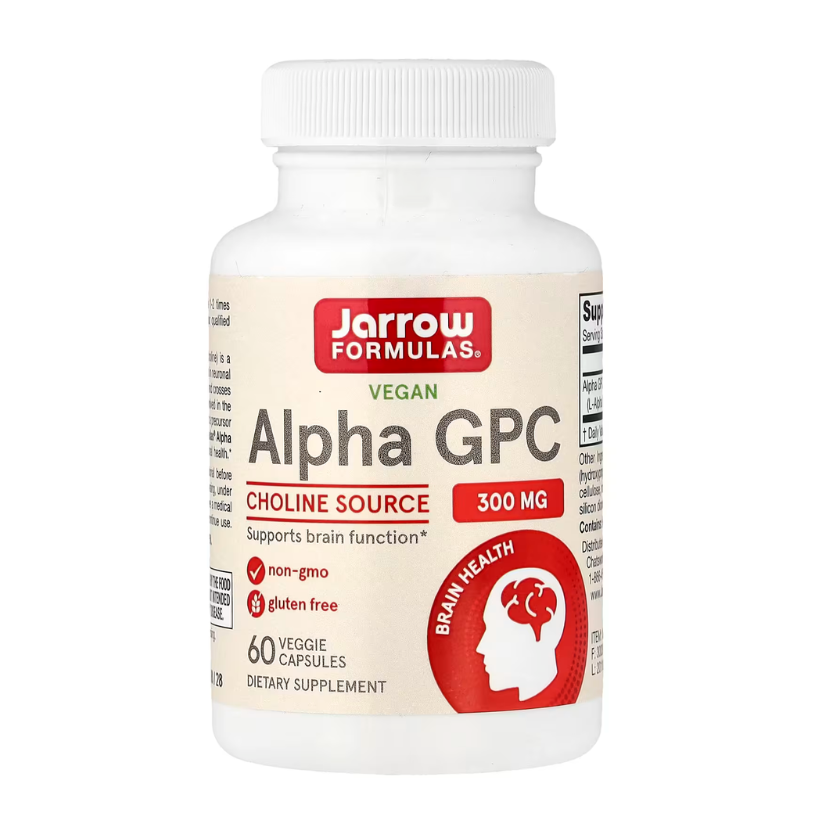 Jarrow Formulas, Vegan Alpha GPC, 300 mg, 60 Veggie Capsules in Pakistan