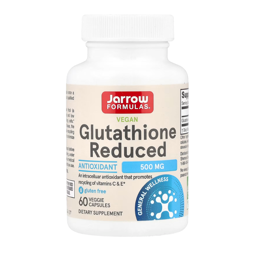 Jarrow Formulas, Vegan Glutathione Reduced, 500 mg, 60 Veggie Caps in Pakistan