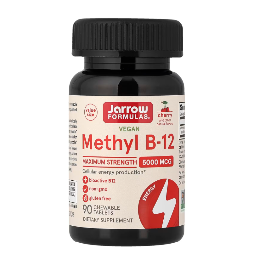 Jarrow Formulas, Vegan Methyl B-12, Cherry, 5,000 mcg, 90 Chewable Tablets in Pakistan
