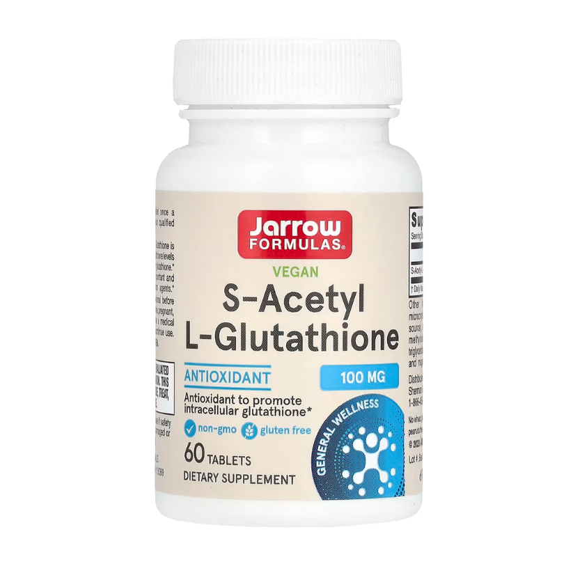 Jarrow Formulas, Vegan S-Acetyl L-Glutathione, 100 mg, 60 Tablets in Pakistan