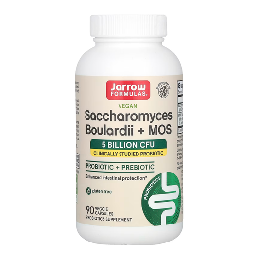 Jarrow Formulas, Vegan Saccharomyces Boulardii + MOS, 90 Veggie Capsules in Pakistan