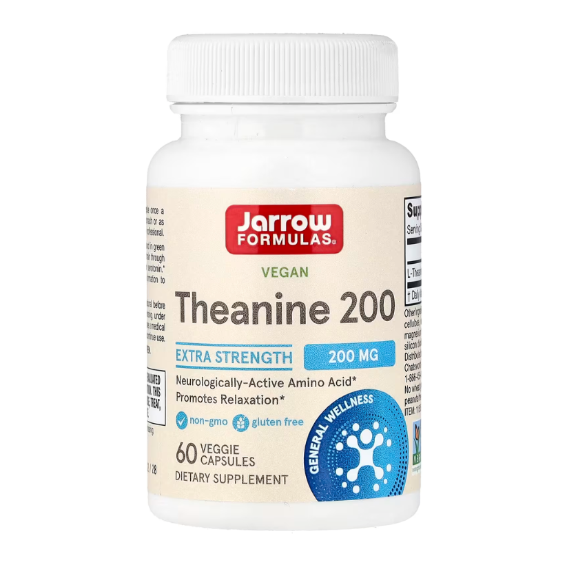 Jarrow Formulas, Vegan Theanine 200, 200 mg, 60 Veggie Capsules in Pakistan