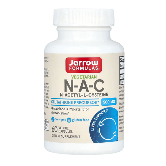 Jarrow Formulas, Vegetarian N-A-C, 500 mg, 60 Veggies Capsules in Pakistan