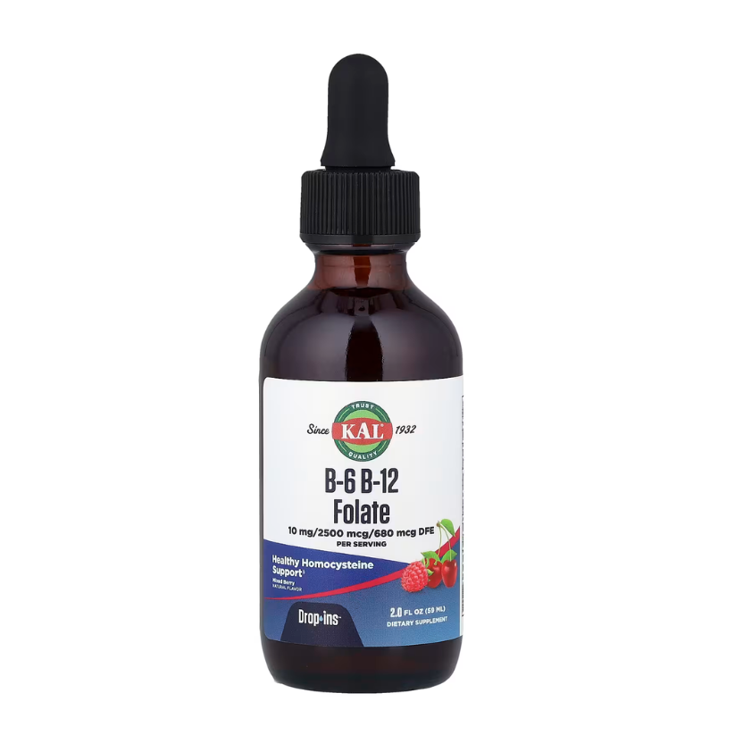 KAL, B-6 B-12 Folate, Mixed Berry, 2 fl oz (59 ml) in Pakistan