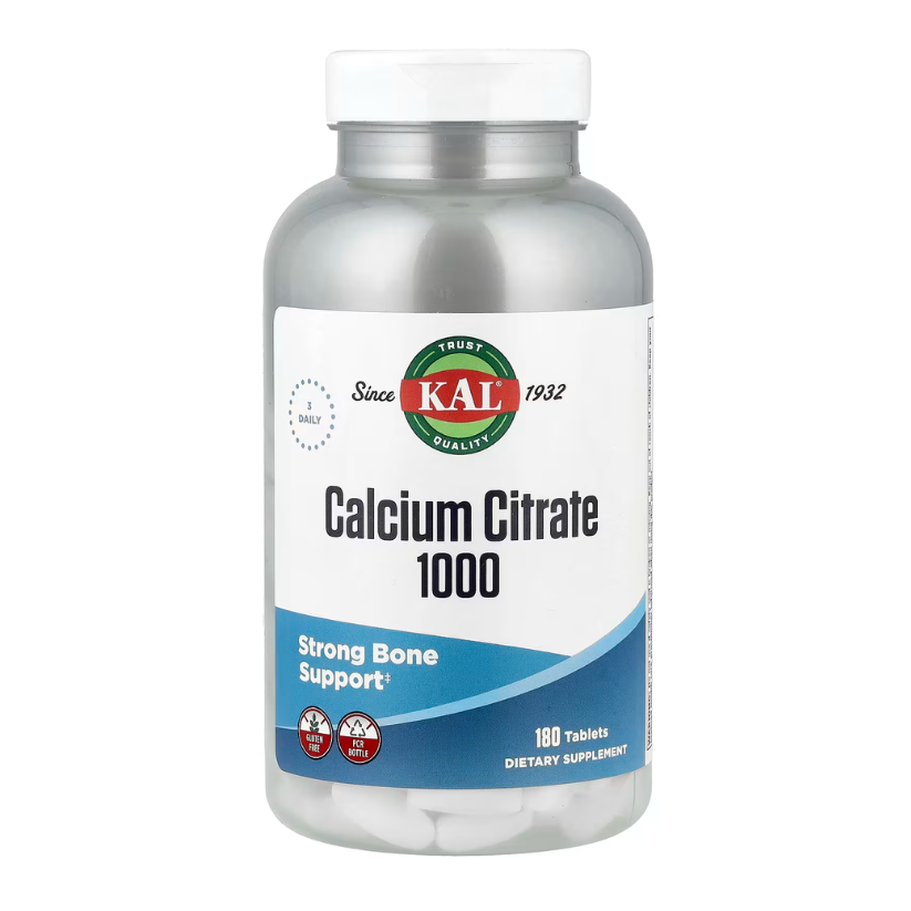 KAL, Calcium Citrate 1000, 180 Tablets in Pakistan