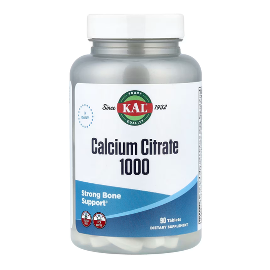 KAL, Calcium Citrate 1000, 90 Tablets in Pakistan