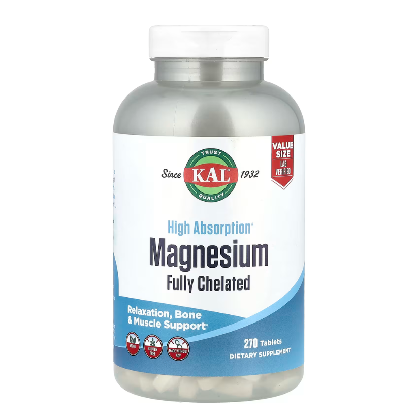 KAL, High Absorption Magnesium, Fully Chelated, 270 Tablets in Pakistan
