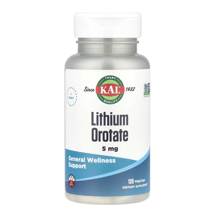 KAL, Lithium Orotate, 5 mg, 120 Veg Caps in Pakistan