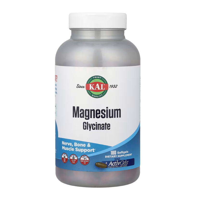 KAL, Magnesium Glycinate, 180 Softgels in Pakistan