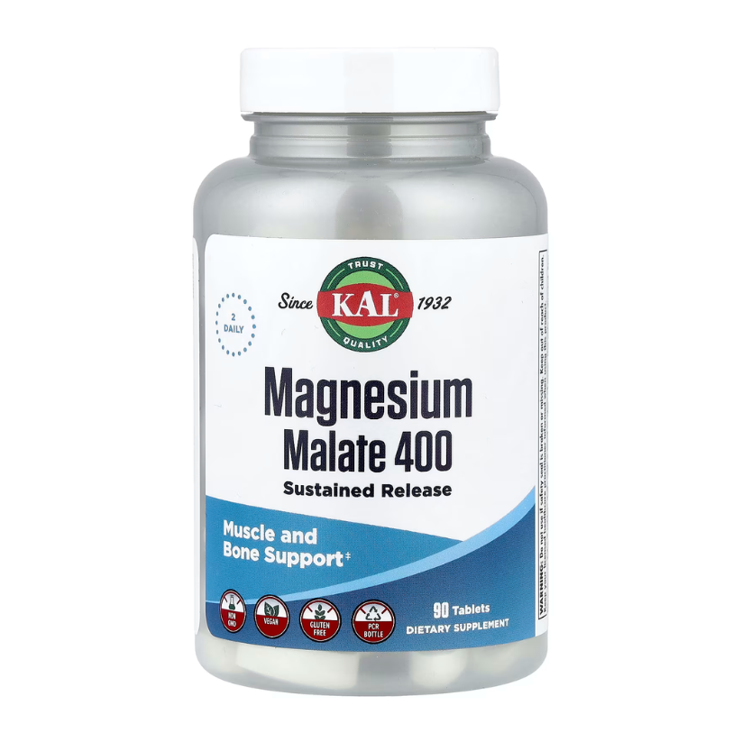 KAL, Magnesium Malate 400, 90 Tablets in Pakistan