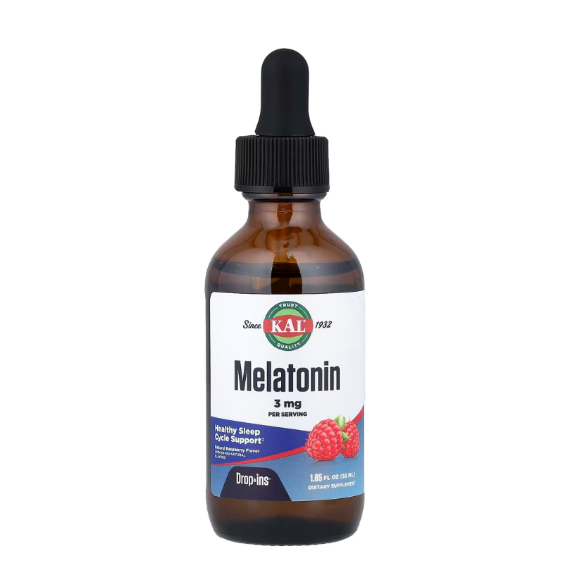 KAL, Melatonin, Natural Raspberry, 55 ml (1.85 fl oz) in Pakistan