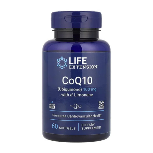 Life Extension, CoQ10 (Ubiquinone) with d-Limonene, 100 mg, 60 Softgels in Pakistan